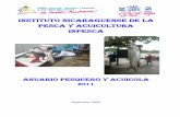 INSTITUTO NICARAGUENSE DE LA PESCA Y ACUICULTURA …epub.sub.uni-hamburg.de/epub/volltexte/2013/23881/pdf/ANUARIO_PESQUERO... · El Anuario Pesquero y Acuícola 2011, es presentado