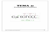 TEMA 1 (4 del libro): La célula - Física y Química 3º ... fileTema 4: Formulación Inorgánica 2 1.- COMPUESTOS BINARIOS Son sustancias formadas por la unión de dos elementos