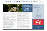 BOLETIN HOGAR SAN CAMILO - camilliani.org · Paseo a “El Remanso” 14 de septiembre El próximo viernes, 14 de septiembre se ofrecerá un paseo al club “El Remanso “de Chosica.