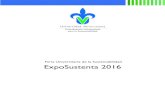 Feria Universitaria de la Sustentabilidad ExpoSustenta 2016 · entre expositores para impulsar la vinculación, 1 videoconferencia de la región Orizaba-Córdoba, el foro “Medios