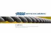 Cables · Los cables se clasifican según su diámetro, número de torones, número de alambres, tipo de alma o núcleo y construcción. 1. Torón común de capa simple: El ejemplo