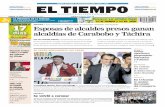 ¿QUÉ PAÍS SURAMERICANO LLEGARÁ MÁS LEJOSVOTE EN …media.eltiempo.com.ve/EL_TIEMPO_VE_web/48/diario/docs/... · Esposas de alcaldes presos ganan alcaldías de Carabobo y Táchira