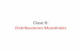Clase 8: Distribuciones Muestrales - mat.uda.cl Clase 8: Distribuciones Muestrales ¢â‚¬¢ La inferencia
