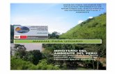 || MANUAL PARA USUARIO MINISTERIO DEL AMBIENTE DEL PERÚ · Manual para usuarios del Aplicativo Informático de Monitoreo del Gasto Público en Patrimonio Natural y Ambiente (AMGAMB)