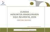 ZUMAIA HIZKUNTZA-ERABILERAREN KALE-NEURKETA, zumaia hizkuntza-erabileraren kale-neurketa, 2016 -emaitzen
