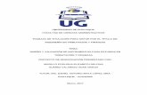 UNIVERSIDAD DE GUAYAQUIL FACULTAD DE CIENCIAS ...repositorio.ug.edu.ec/bitstream/redug/20128/1/DISEÑO Y VALIDACIÓN DE... · La presente trabajo de investigación hace referencia