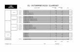 CURS 01 - INTERPRETACIÓ: CLARINET 2015-2016 file01 - INTERPRETACIÓ: CLARINET Instrument Formació instrumental complementària Música de conjunt CURS 2015-2016 . Codis QUART CURS