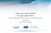 Informe Gestión Pregrado PSU - unap.cl€¦ · La Unidad de Análisis Institucional hace entrega de este informe, el cual está dirigido a todos los actores interesados e involucrados