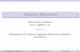 Ecuaciones Diferenciales - OpenCourseWare UPCTocw.bib.upct.es/pluginfile.php/10270/mod_resource/content/1/T13.pdf · M etodos para resolver ecuaciones diferenciales Ecuaciones de