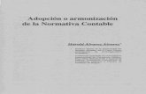 Adopción oarmonización de la Normativa Contablebibliotecadigital.univalle.edu.co/bitstream/10893/6538/1/Normativa Contable.pdf · equilibrio en la balanza comercial y de pagos;