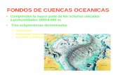 fondo abisal elevaciones océanicas montañas submarinasiado.conicet.gov.ar/images/stories/archivos/geologiamarina/GMClase03... · • Concentración en la zona central de los océanos