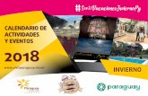 CALENDARIO DE ACTIVIDADES Y EVENTOS 2018 - senatur.gov.py · 08, 15 y 22 de Julio Elaboración de Chipa y Sopa Paraguaya Organiza: Comisión de Cultura y Turismo Joven de Pirayú