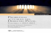 Problemas actuales del derecho penal : volumen I: 2012-2015 · general y especial del derecho penal, el derecho procesal penal, el derecho penitenciario y la políti-ca criminal,