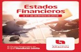 AL 31 DE DICIEMBRE DE 2018 - bancatlan.hn · contabilidad emitidas por la Comisión Nacional de Bancos y Seguros de la República de Honduras (la Comisión). Base para opinión Hemos