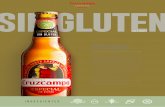 SIN GLUTEN - cruzcampo.es · un producto brillante que se envasará en los diferentes formatos vigentes. La cerveza Cruzcampo Especial Sin Gluten ha sido elaborada específicamente