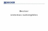 Becker sistemas sumergibles - niulira.com sumergible.pdfBecker sistemas sumergibles. Compresor sumergible DT 4.8 uW Desarrollo conjunto entre : ORPU Pumpenfabrik GmbH, Oranienburg: