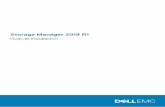 Storage Manager 2019 R1 - topics-cdn.dell.com · El público objetivo para este documento son los clientes. • FluidFS Release Notes (Notas de publicación de FluidFS) Proporciona