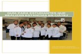GUÍA PARA ESTUDIANTES QUE REALIZAN ESTANCIAS EN CIATEJ · 0 0 –– Centro de Investigación y Asistencia en Tecnología y Diseño del Estado de Jalisco, A.C. GUÍA PARA ESTUDIANTES