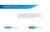 Estrategia propuesta para el Programa de Cumplimiento de ...imcp.org.mx/wp-content/uploads/2015/06/IFAC-Member-Compliance-Progra... · Junta de IFAC frente a la Estrategia IFAC 2016-2018.