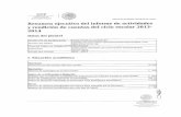 cetis066.edu.mxcetis066.edu.mx/.../uploads/2016/11/Rendicion-de-Cuentas-2013-2014.pdf · Informe de Actividades y Rendición de cuentas Resumen ejecutivo del informe de actividades