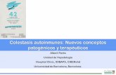 Colestasis autoinmunes: Nuevos conceptos patogénicos y ...aeeh.es/wp-content/uploads/2016/12/AEEHCurs2017_final.pdf · Reig Spain 2015 400 13216/kg 48 38 AP,4gGT,ALT,Chol,TGR No