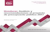 Honduras: Análisis y recomendaciones al proyecto de ...icefi.org/sites/default/...al_proyecto_de_presupuesto_publico_2017_0.pdf · 5 I. Introducción El Presupuesto General de Ingresos