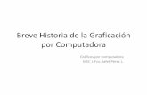 Breve Historia de la Graficación por Computadorailapep.mx/g1/unidad1/01_historia.pdf · Iván Sutherland: Es considerado el fundador de la graficación por computadora. (En 1961-63