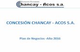 Presentacion Chancay Acos - ositran.gob.pe · Cambio de Alcantarillas Tipo Marco de Concreto y TMC por Tuberías de Concreto Reforzado RD Nº 151-2011-MTC/2022 de febrero de 2011