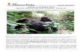 Gorilas en la Niebla 2016 Uganda, Ruanda (opcional ... · detallado en ficha técnica. No Incluye: Pago local en destino (390 €+900 US$), bebidas, cena en Kivu, visados, actividades