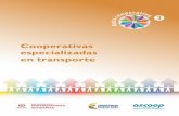 Cooperativas especializadas en transporte Transporte.pdf · en Colombia y juegan un papel fundamental en el modelo asociativo solidario gracias al creciente número de organizaciones