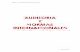 AUDITORIA Y NORMAS INTERNACIONALESabancord.org/wp-content/uploads/2019/02/Auditoria-y-Normas-Internacion... · Diez Principios de Contabilidad en la Auditoria 10.1 Reseña Histórica