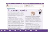 ARTÍCULO INFORMATIVO El perro guíasoylectortrillas.com/ejemplos/SoyLector1/soylector1 (4).pdf · El perro guía Tú puedes ser la huella que ilumine el camino de personas con discapacidad