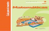 PRIMARIA Guía para el maestro - crd.edicionescastillo.com · el maestro Matemáticas 6, de la serie Fundamental Plus, para la educación primaria, integrada por un conjunto de materiales