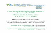 Foro Mundial sobre Migración y Desarrollo 2018 Marrakech ... 2018 PROGRAMME SP.pdfpara el debate Development Platform (ADEPT) Pefi Kingi, PIANGO Gibril Faal, Africa-Europe Diaspora