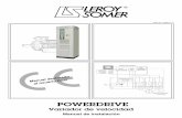 3902d NotPowerdrive es - leroy-somer.com · Este manual abarca sólo las generalidades y las características y la instalación del POWERDRIVE. Para la puesta en marcha consúltese