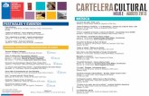 CARTELERACULTURAL€¦ · “La Marraqueta”, Jazz Fusión Criolla. Fondo de la Música Sábado 4, 20:00 horas. Teatro Regional del Maule. “Canto en rueda”, Mauricia Saavedra,