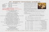 ST. JOSEPH CATHOLIC CHURCH · Donan al (916) 733-0132 o tdonan@scd.org. Por favor únase a los miembros de nuestro propio Consejo de Caballeros de Colón el domingo 28 de octubre