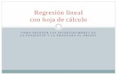 Regresión lineal con hoja de cálculodepa.fquim.unam.mx/amyd/archivero/Tutorialderegresionlinealconexcel... · La regresión lineal para una serie de datos presumiblemente relacionados,