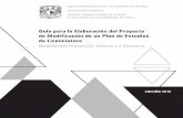 Guía para la Elaboración del Proyecto de ... - UNAM · guÍa ara la elaboraciÓn del royecto de modificaciÓn de n lan de estudios de licenciatura modalidades resencial, aierta