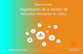 Primer estudio: Digitalización de la Gestión ... - savia.net · Ayudas Sociales Cuadro de mando y analítica Competencias profesionales y valoración de puestos La digitalización