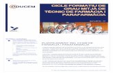 CICLE FORMATIU DE GRAU MITJÀ DE TÈCNIC DE FARMÀCIA I …educem.com/wp-content/uploads/2017/05/FAR_16_17_CAT.pdf · 2018-10-29 · El cicle aporta coneixements de la branca sanitària