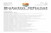 Depósito Legal: CU-1-1958 Boletín Oficial · Aeromodelismo por curso 18,00 € Aikido/kinomichi 5,00 € Ajedrez 1,00 € Atletismo 1,00 € Bádminton Menores 2,00 € BOletín
