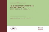 CONSTITUCIÓN POLÍTICA DE COLOMBIA³n... · personas residentes en Colombia, en su vida, honra, bienes, creencias, y demás derechos y libertades, y para asegurar el cumplimiento