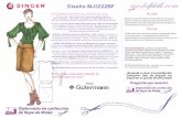 Diseño MJ3222BF...Title: instrucciones_mj3222bf.cdr Author: Patrones de Moda S.A. de C.V. México D.F. Keywords: Patrones de Costura Moldes y Patrones de Ropa Gratis Cómo Montar
