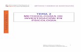 Métodos y Diseños de Investigación 1 Mª Dolores Frías ...ocw.uv.es/ciencias-sociales-y-juridicas/metodos/2/112329-2metodo.pdf · experimental se utiliza cuando no es posible