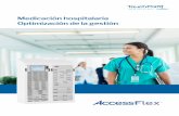 Medicación hospitalaria Optimización de la gestión · Reposición (manual o por medio de lista electrónica) Inventario Lista de pacientes de la propia / de otro departamento en