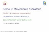 Tema 9: Movimiento oscilatoriolaplace.us.es/wiki/images/d/d3/GIC_Tema_09_1819.pdfFísica I, GIC, Dpto. Física Aplicada III, ETSI, Universidad de Sevilla, 2018/19 Resonancia: Bahía