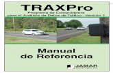 Manual de ReferenciaManual de Referencia TRAXPro 3 Iniciando Este manual cubre todos los elementos esenciales necesarios para iniciar la descarga y elaborar informes de datos. Esta