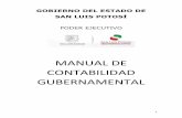 Manual de Contabilidad Gubernamental Secretaria de ...Contabilidad, el marco conceptual y los postulados básicos que rigen la contabilidad gubernamental, las cuentas que integran