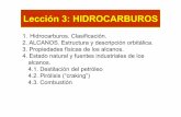 Lección 3: HIDROCARBUROS - Universidad de Sevillapersonal.us.es/fcabrera/documentos/figuras leccion 3/leccion3pres.pdf · Puntos de ebullición de algunos alcanos Punto de ebullición